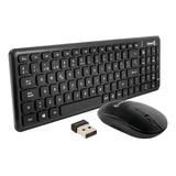 Starket Kit De Teclado +mouse Inalámbrico Color Negro Sk-001