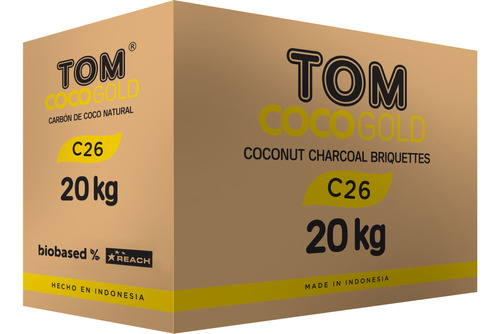 Master Box Carbón Tom Coco Gold C26 (20 Cajas 1kg C/u )