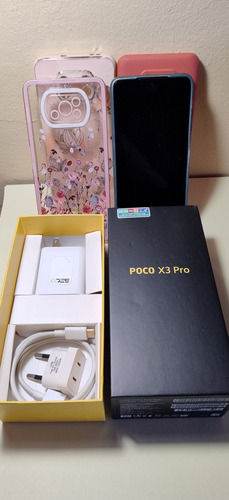 Celular Xiaomi Poco X3 Pro Azul 128gb 6gb Ram