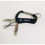 Navaja Carabiner Multiusos Raiders De Las Vegas