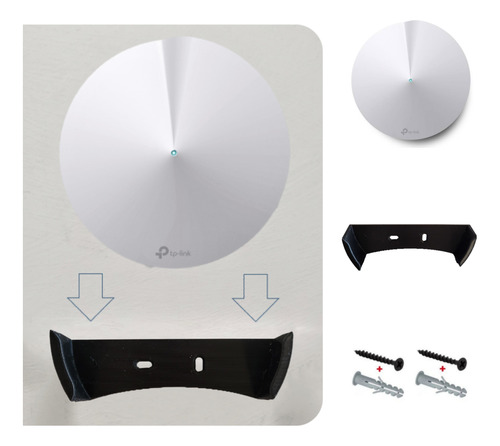 Soporte Pared Router Wifi Tp-link Deco M5 + Tornillos