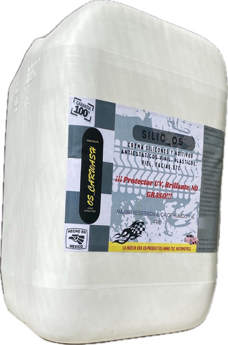 Crema De Silicon 20 Lt Marca Os_carwash ( No Mas Armorall No Margrey ) 