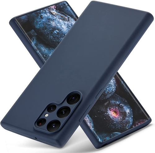 Silicone Case Para Samsung Galaxy S22 Ultra Funda Cover Soft