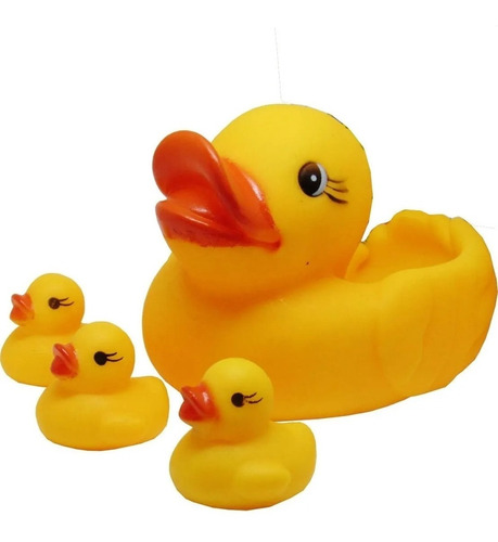 Juguetes Goma Muñecos Bañadera Agua Chifle Baño Patos Centro