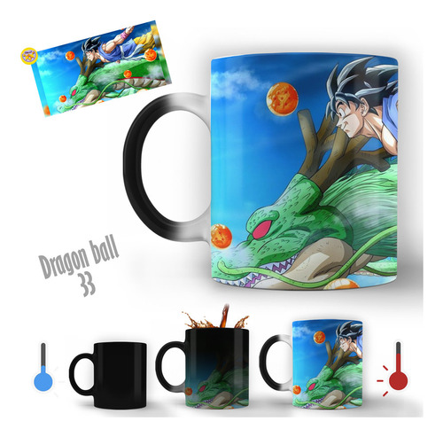 Taza Mágica Modelo Dragon Ball 33 Personalizable