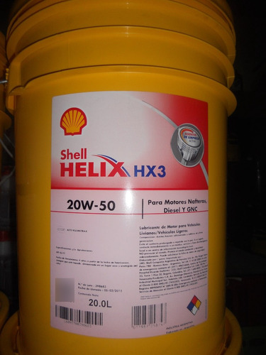 Helix Hx3 20w50 Mf Balde 20 Litros 