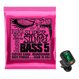 Cuerdas Ernie Ball Para Bajo De 5 Cuerdas 40/125 