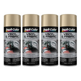 Paq 4 Pinturas Interiores De Auto Telas Vinilo Color Arena