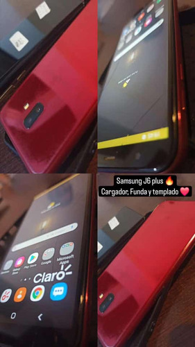 Celular Samsung J6 Plus Red. Equipo Y Cargador 