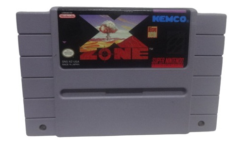 Fita Zone X Super Nintendo Snes Original