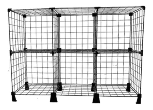 Expositor 6 Nichos Organizador Telas Aramadas + Conectivos