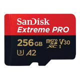 Tarjeta De Memoria Micro Sd Uhs-i Sandisk Extreme Pro 256 Gb