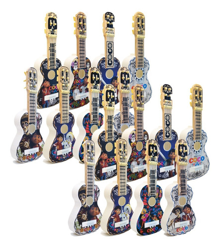 Guitarra Para Niños De Juguete Plástico Y Madera 18 Pack