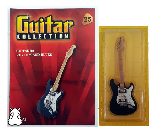 Miniatura Salvat Ed 25 Guitarra Rhythm And Blues + Suporte