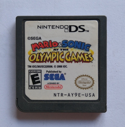 Mario & Sonic At The Olympic Games Nintendo Ds