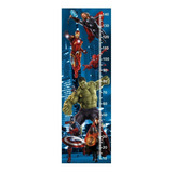 Medidor Infantil De Estatura Avengers - 1.40mx45cm