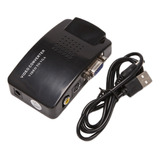 Adaptador Av A Vga Convertidor Rca Vga Pc Rca Compuesto Sv 1