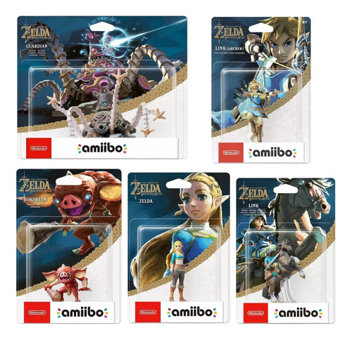 05 Amiibo Link Archer Rider Guardian Bokoblin Zelda Nintendo