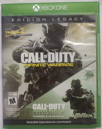 Call Of Duty Infinite Warfare Edición Legacy Origin Xbox One
