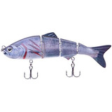 Señuelo De Pesca Lucio Multijointed De 4.5 Pulgadas, S...