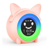 Reloj De Mesa   Usaoshop Usaoshop  Color Cat-pink 