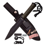 Cuchillo Supervivencia 30cm Campismo Scout Survivor Hk-786