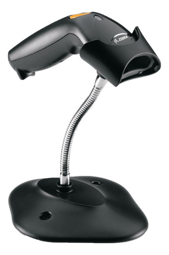 Lector De Código De Barras Con Soporte Zebra Symbol Ls1203 Usb/rs-232 1d 5v Twilight Black