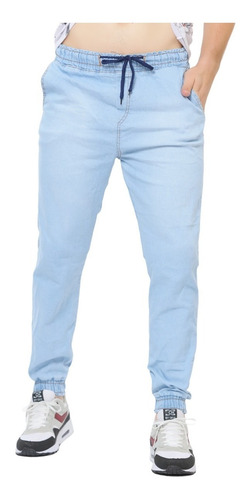 Calças Jeans Sarja Camuflada Masculina Jogger Com Elastico