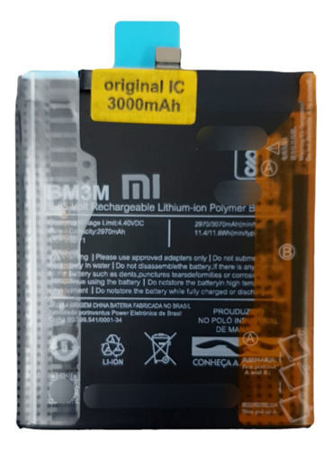 Bateria Xiaomi  Mi 9se Bm3m Original Nacional