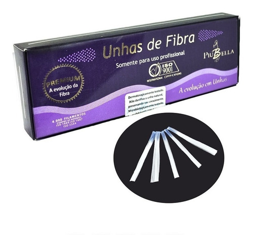 Fibra De Vidro Premium (50 Tufos) - Piubella P/ Alongamento