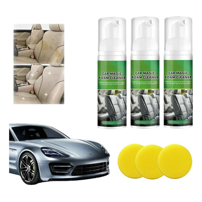 3×limpiador Espuma Para Automóviles En Aerosol Rhj