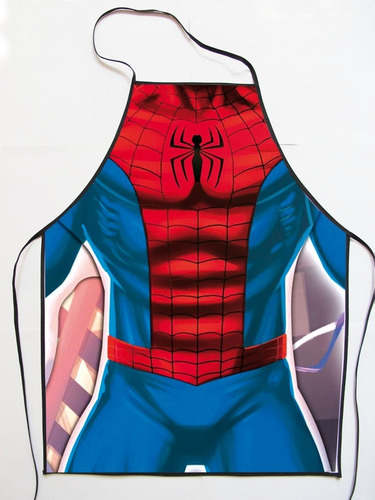 Delantal Cocina Hombre Spiderman Personaje Divertido 50x65