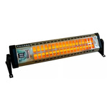 Estufa Eléctrica Horizontal Cuarzo 1200w + Soporte De Pared