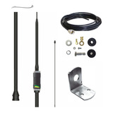 Antena Px Canarinho Argentina + Kit Cabo Coaxial + Suporte L