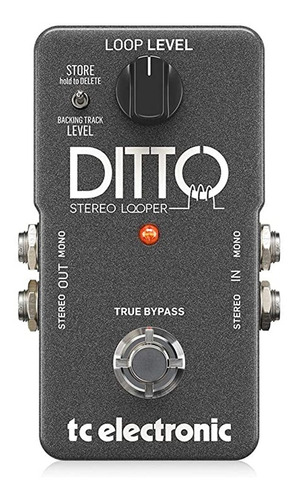 Pedal De Loop Tc Electronic Ditto Stereo Looper Oferta!!