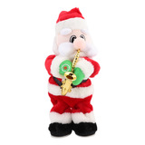 Saxofone Elétrico De Papai Noel Que Agita O Quadril