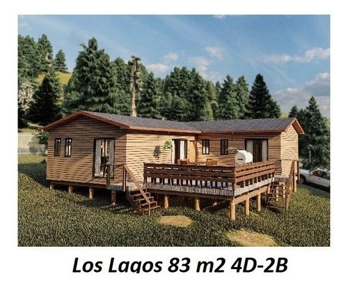 Casa Termica Prefabricada Modular Los Lagos 83 M2  
