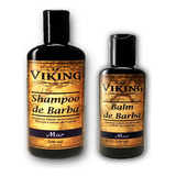 Shampo De Barba Kit C/ Balm Linha Mar Viking Alta Hidratação