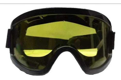 Lentes Googles Motocross Tácticos Protección (mica Amarilla)