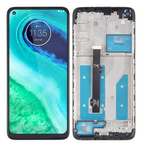 A Pantalla Lcd Con Marco Para Motorola Moto G8 Xt2045-1