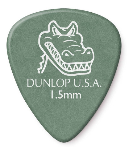 1 Plumilla Dunlop Gator Grip Verde 1.5 417b1.5