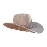 Sombrero Cowboy Vaquero Bordado Marron Country Exclusivo