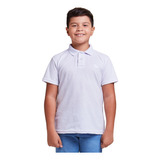 Camisa Infantil Polo Piquet Algodão Manga Curta Confortável