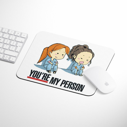 Mousepad Personalizado Greys Anatomy 2 - 21x17 Cm