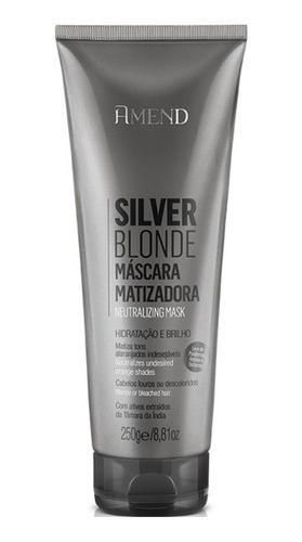 Amend Silver Blonde Máscara Matizadora 250 Gr