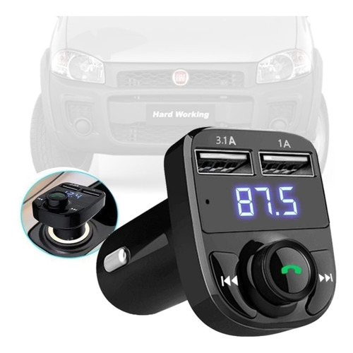 Adaptador Bluetooth Conversor Fm Universal Fiat Strada