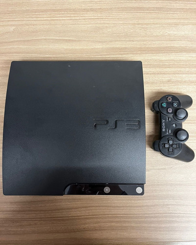 Sony Playstation 3 Ps3 Slim 160gb + 1 Controle + 11 Jogos Físicos | Dark Souls - Skyrim - Fallout 3 - Call Of Duty