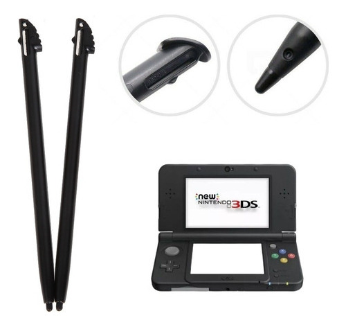 Lápiz Para Nintendo New 3ds Plástico Pantalla Tactil X 2