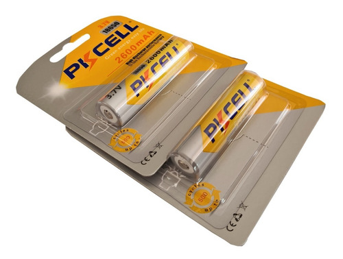 10 Baterias Recargable 18650 3.7volts 2600mah, Para Lamparas