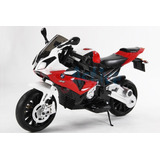 Moto Electrica A Bateria Bmw S 1000rr Pista 12v Cuero Goma